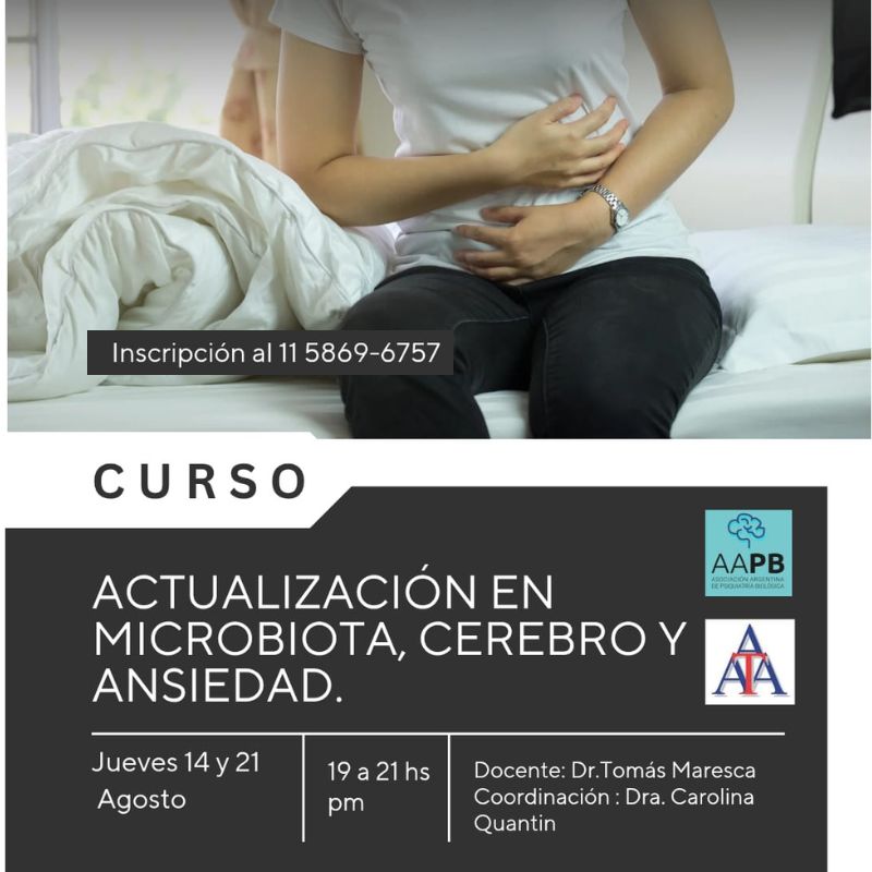 Actualizacion en microbiota, cerebro y ansiedad